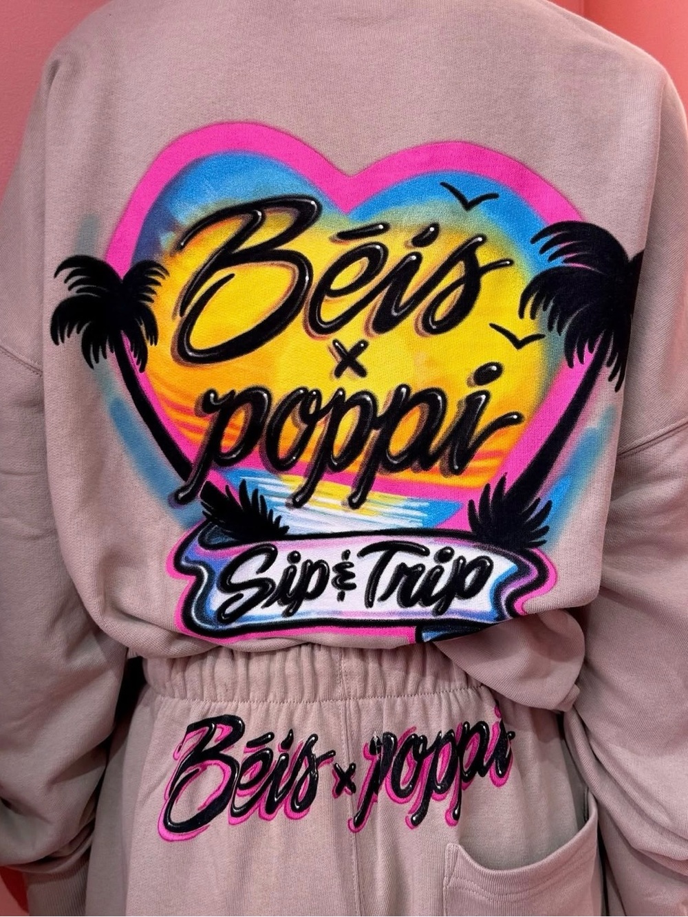 Beis x Poppi Sweatsuit Set